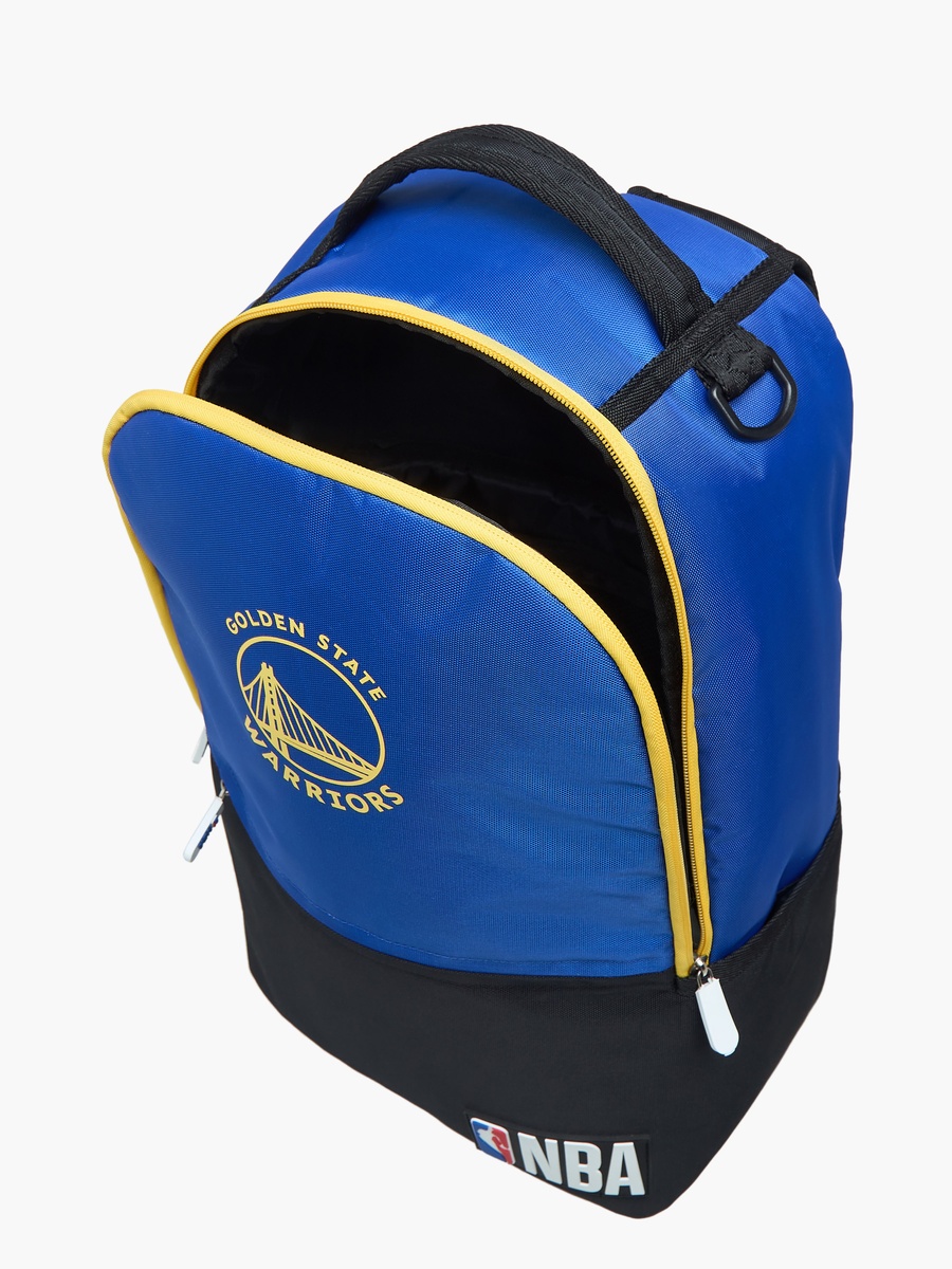 The Golden State Warriors Logo Detail Backpack with Zip Closure - 18 inches