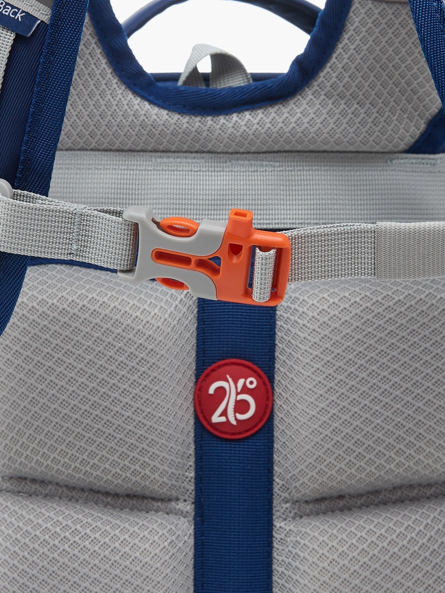 Logo Detail Backpack with Adjustable Straps and Zip Closure - 15 inches