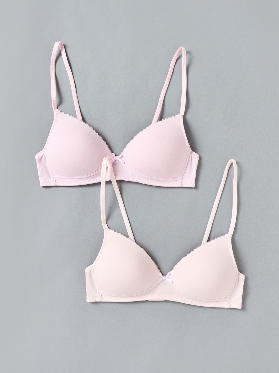 Pack of 2 - Plain Padded Trainer Bra
