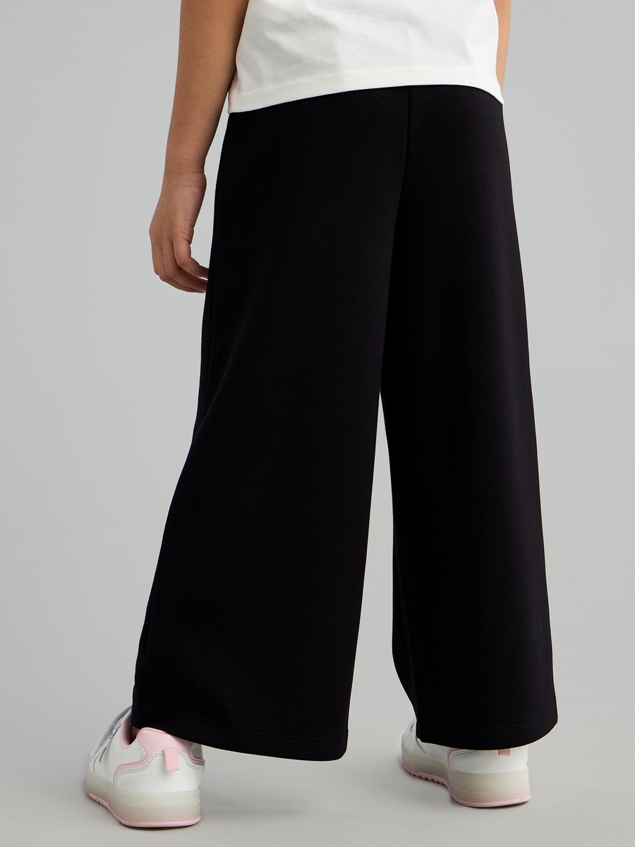 Pintuck Wide Leg Pants