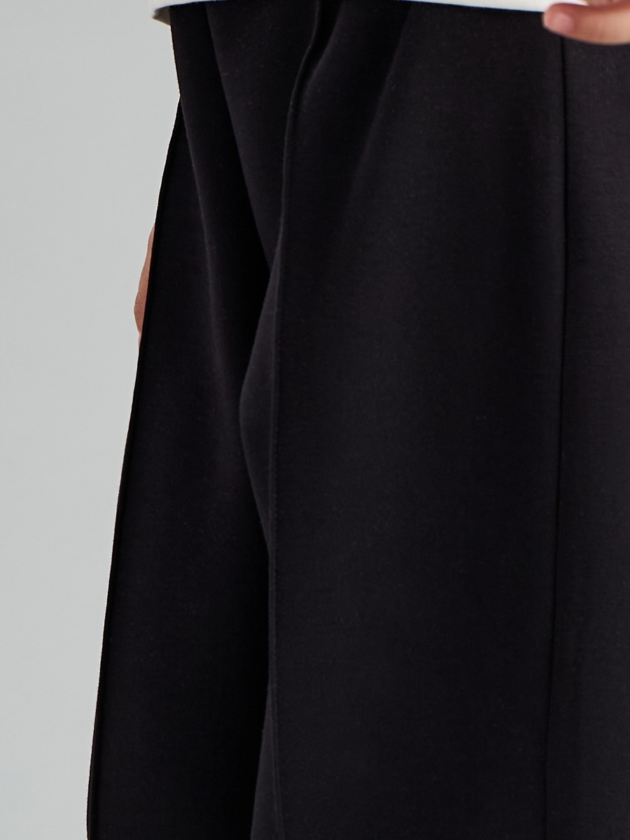 Pintuck Wide Leg Pants