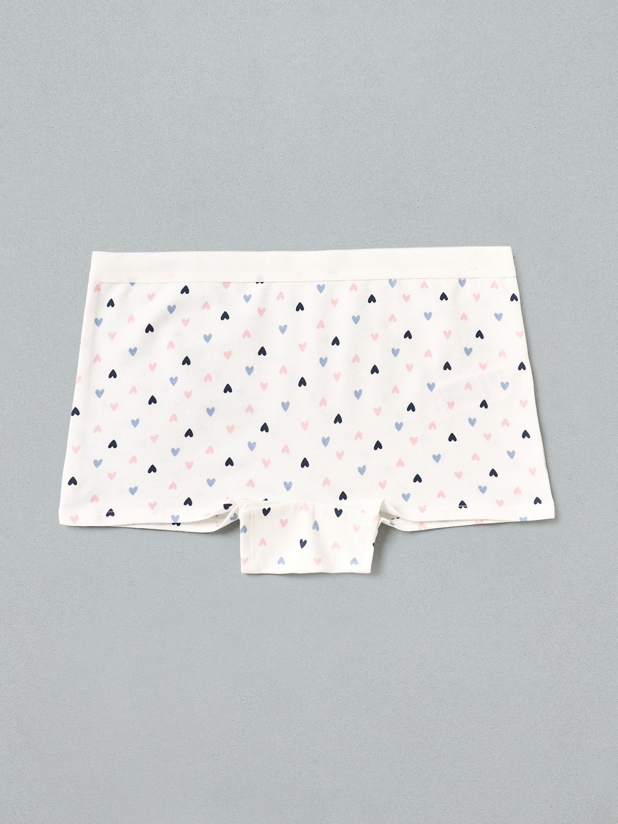 Pack of 5 - Printed Boyshort Briefs