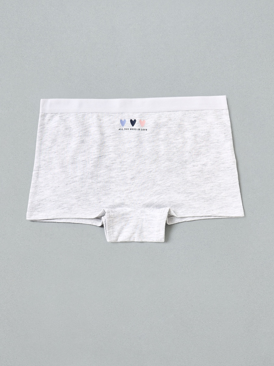 Pack of 5 - Printed Boyshort Briefs