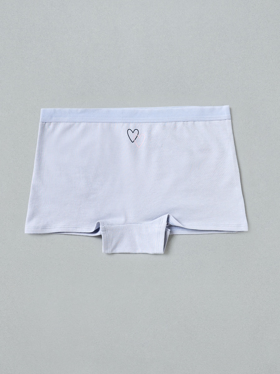 Pack of 5 - Printed Boyshort Briefs