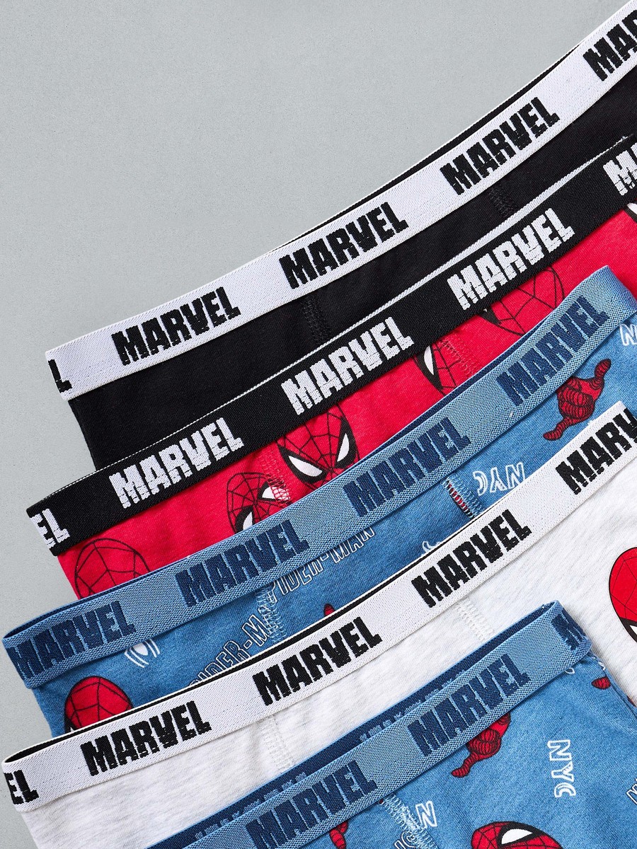 Pack of 5 - Spider-Man Print Trunks with Elasticated Waistband