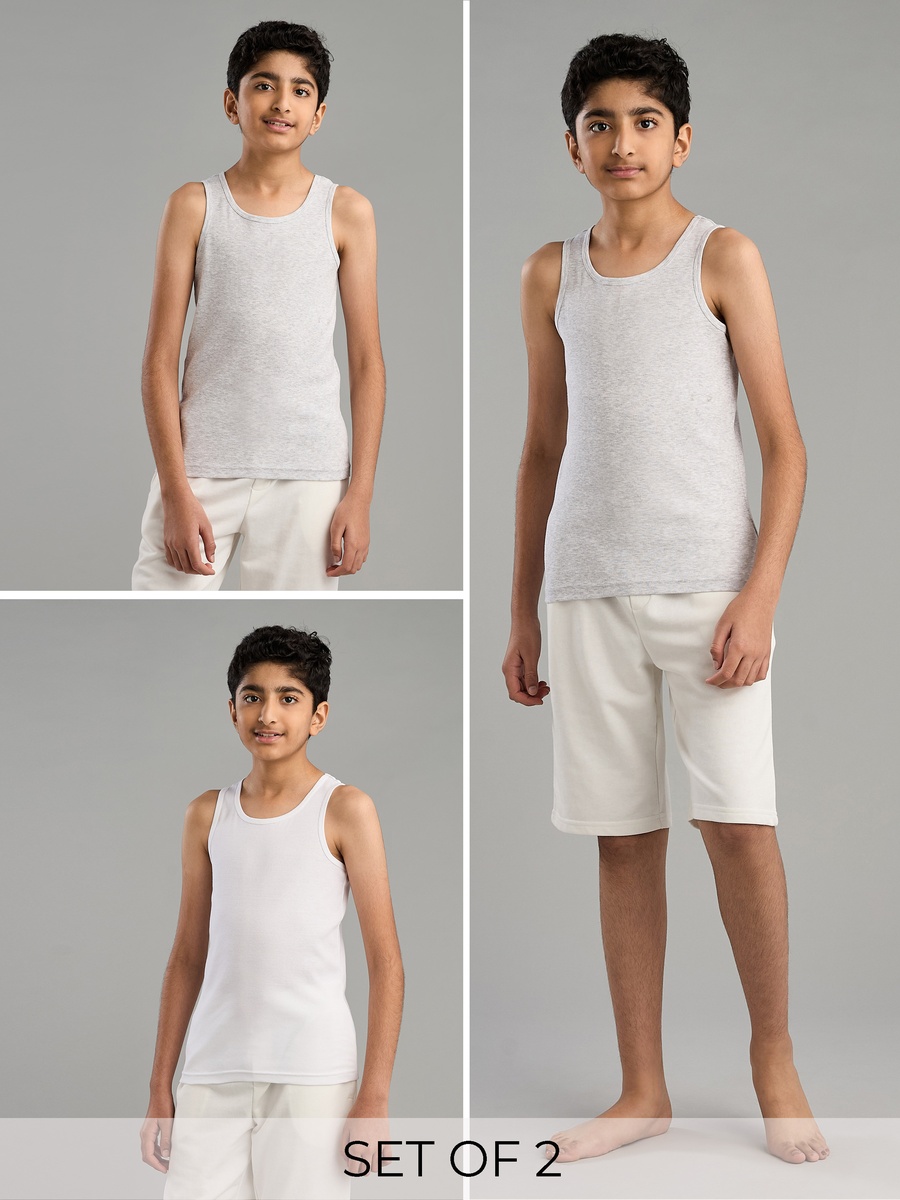 Pack of 2 - Plain Vest