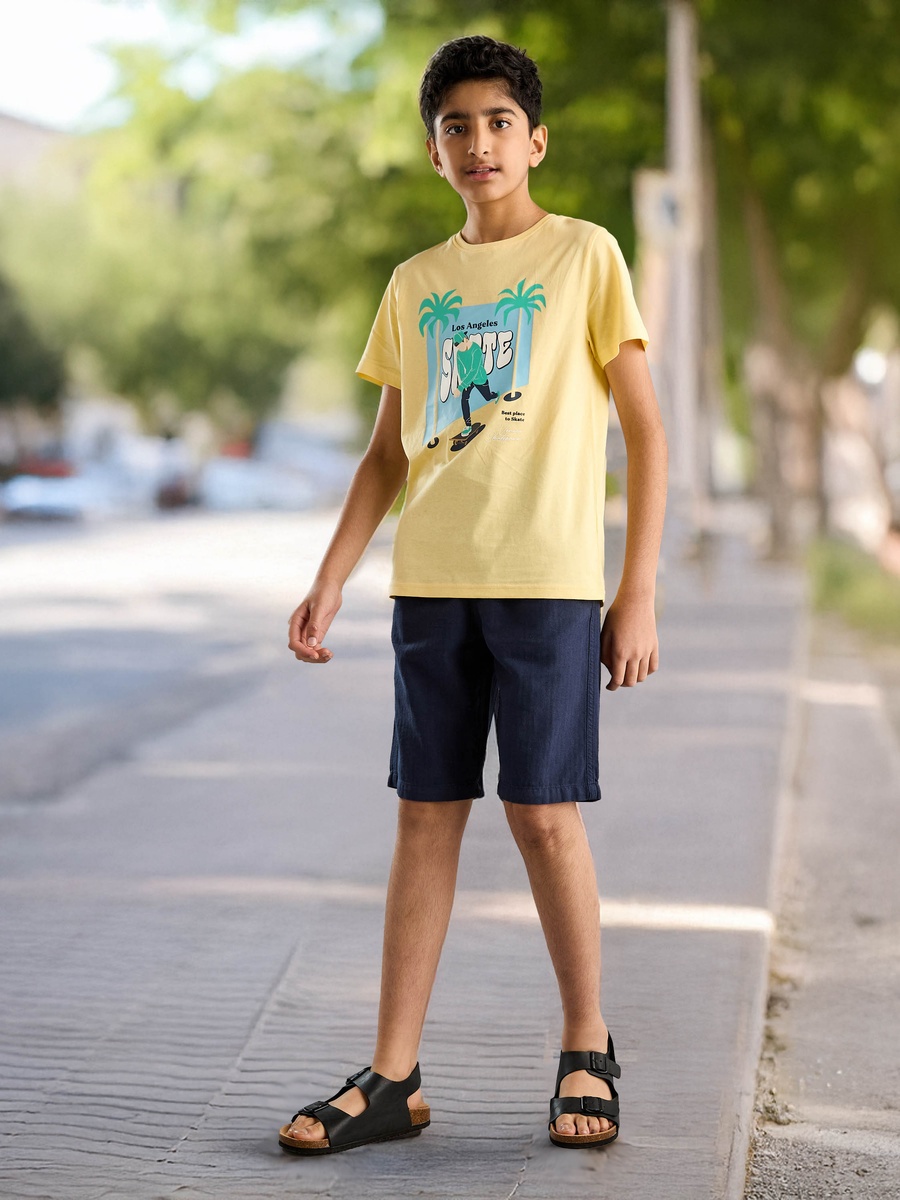 Graphic Print Cotton T-Shirt