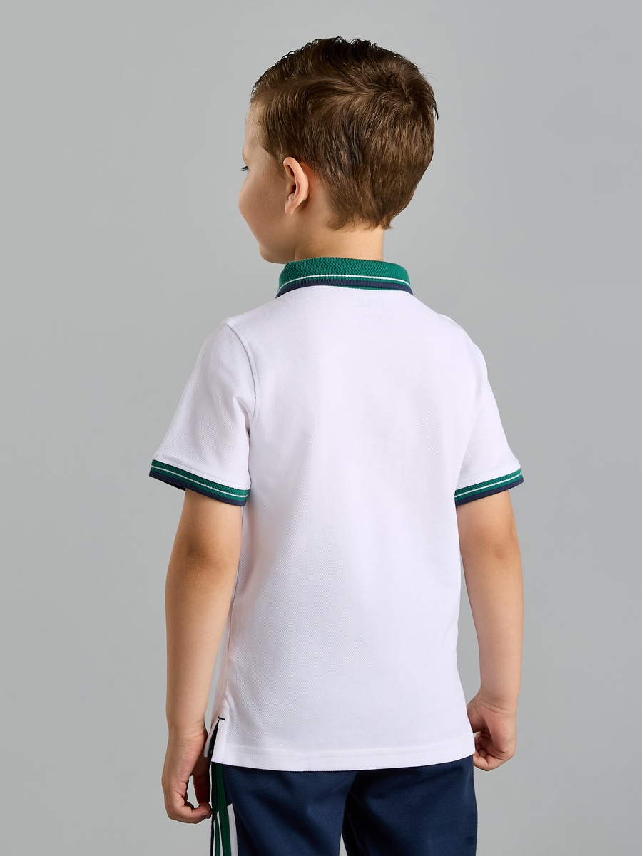 Varsity Print Polo T-Shirt