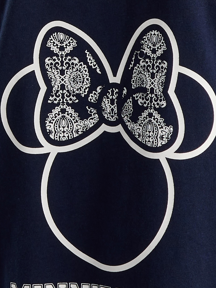 Minnie Mouse Print Better Cotton Oversized T-Shirt