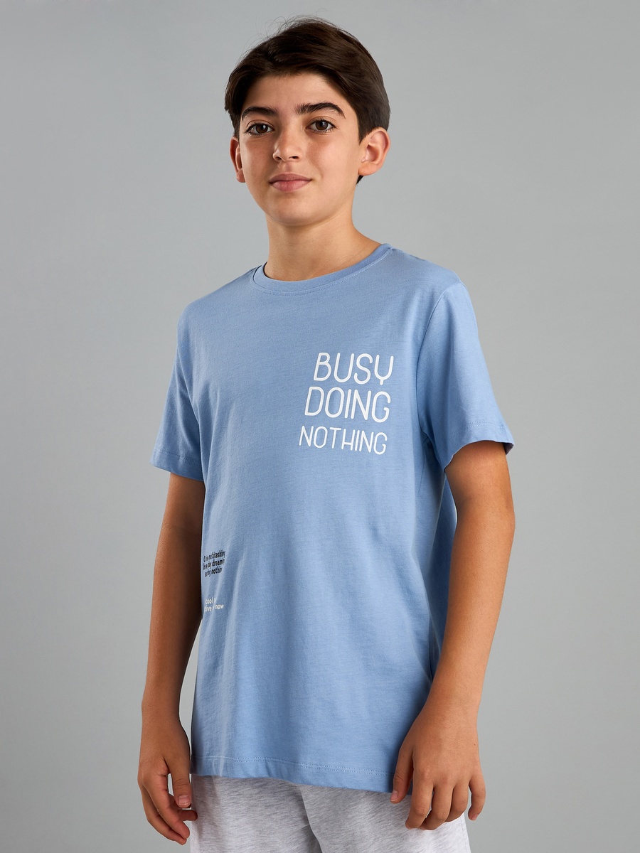 Pack of 2 - Printed Cotton T-Shirts and Pyjamas