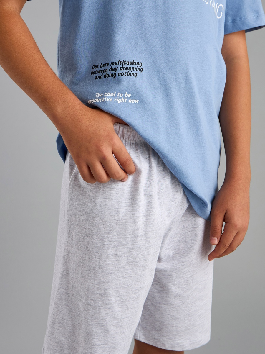 Pack of 2 - Printed Cotton T-Shirts and Pyjamas