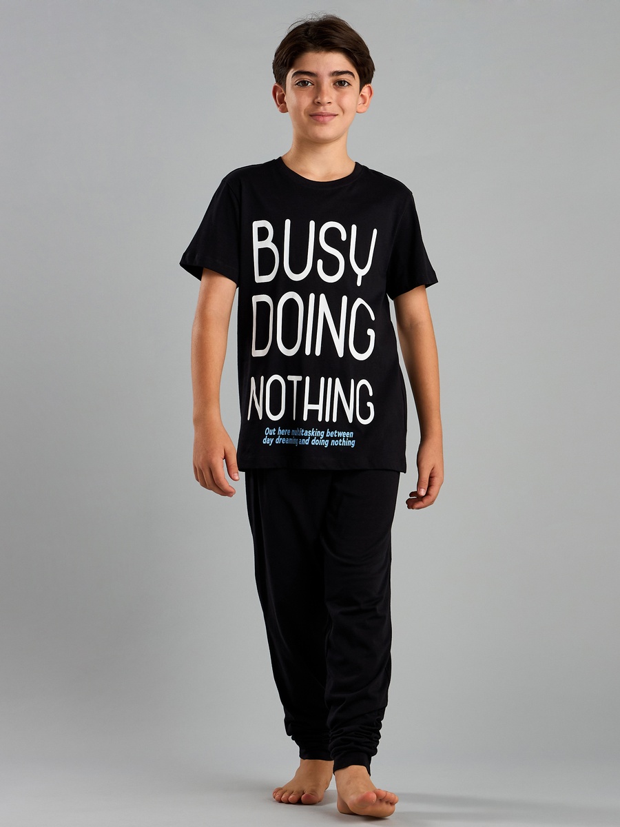 Pack of 2 - Printed Cotton T-Shirts and Pyjamas