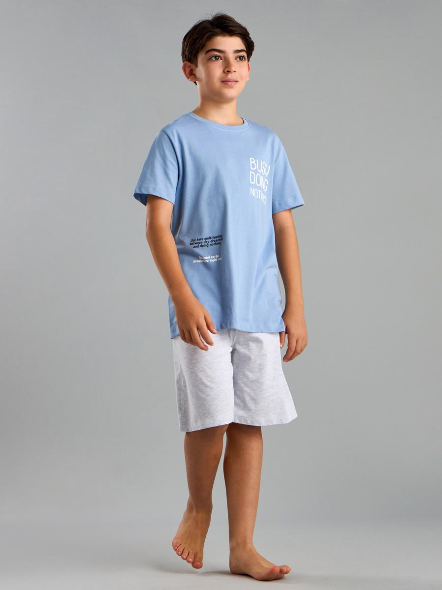 Pack of 2 - Printed Cotton T-Shirts and Pyjamas
