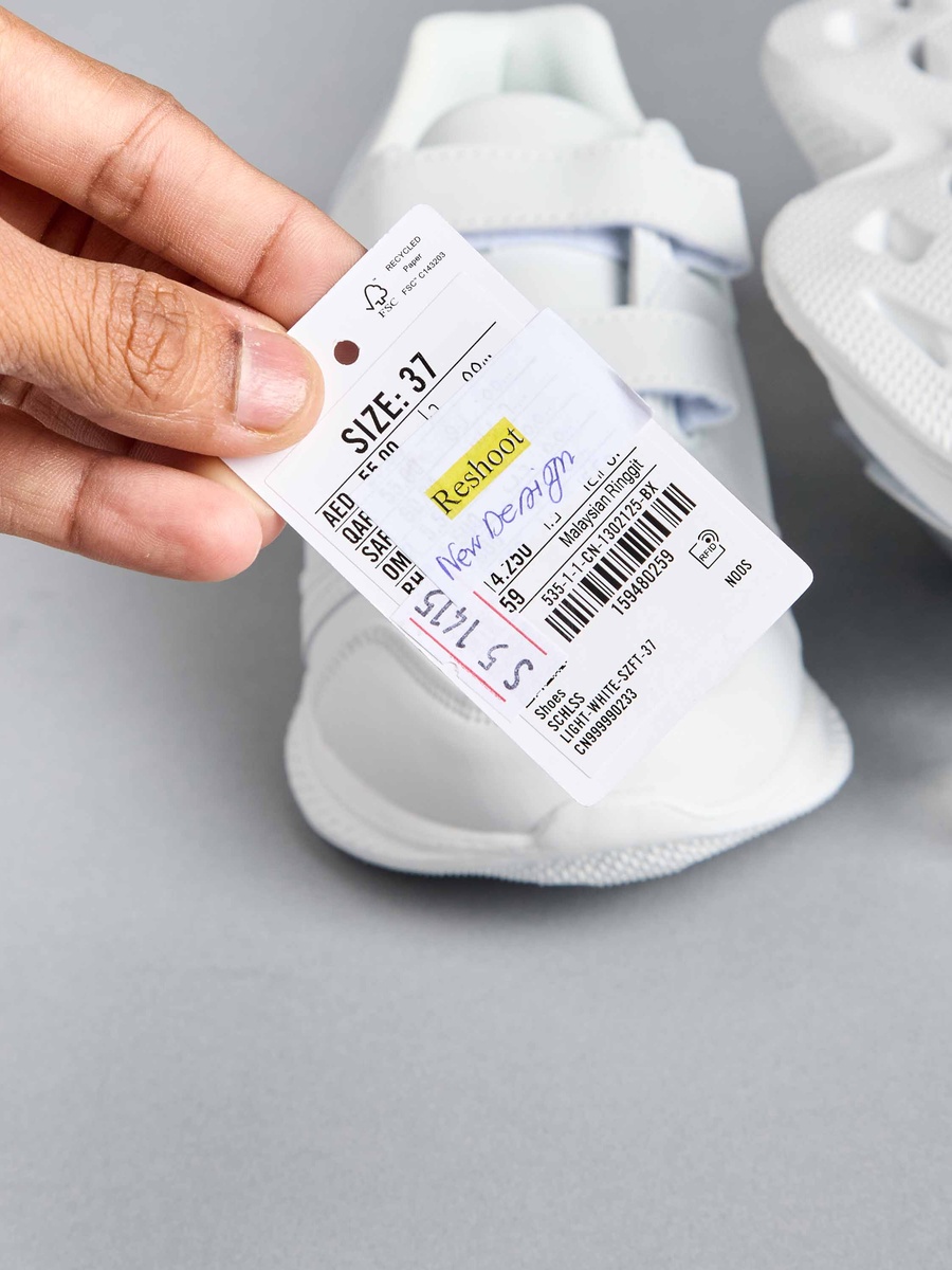 School Sports Shoes with Hook and Loop Closure