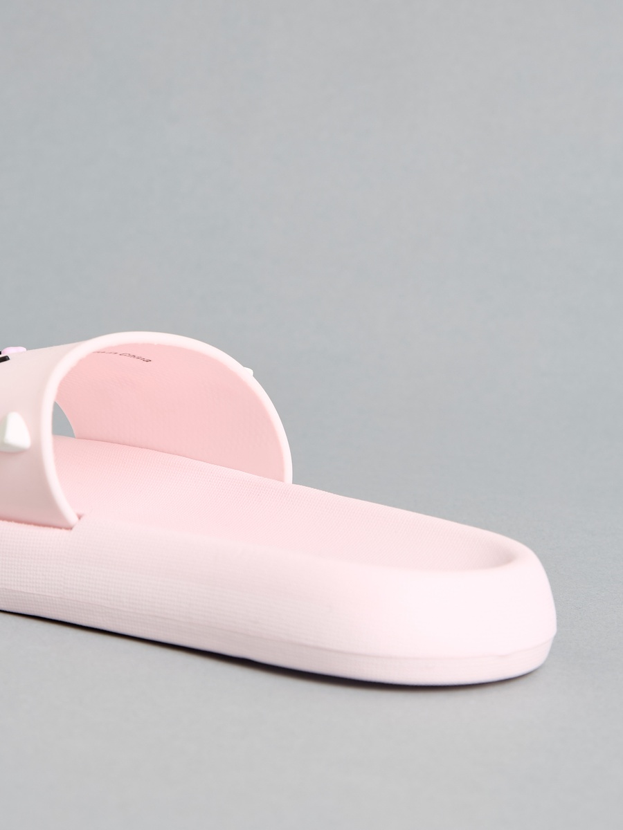 Cat Face Slip-On Beach Slides