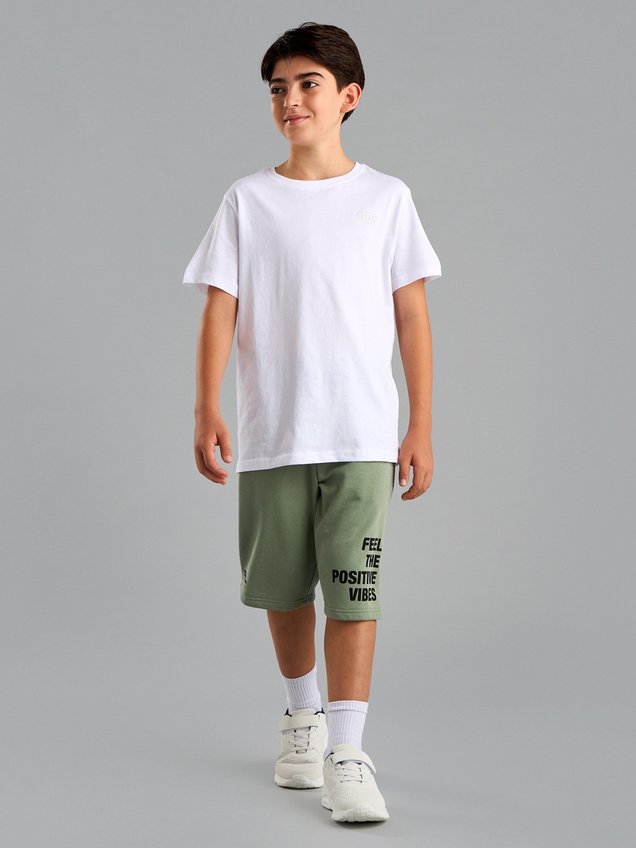 Typographic Print Shorts