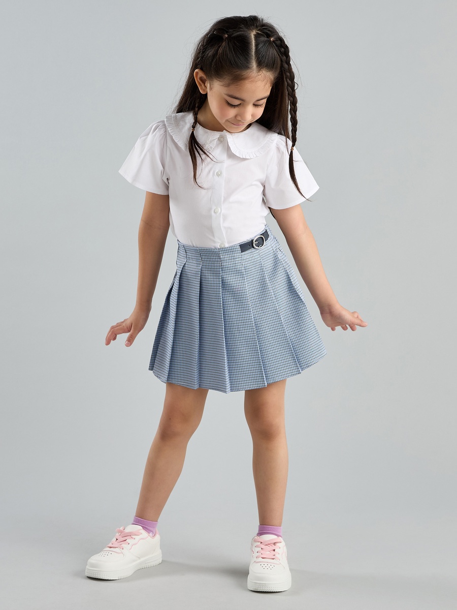 Peter Pan Collar Cotton Shirt