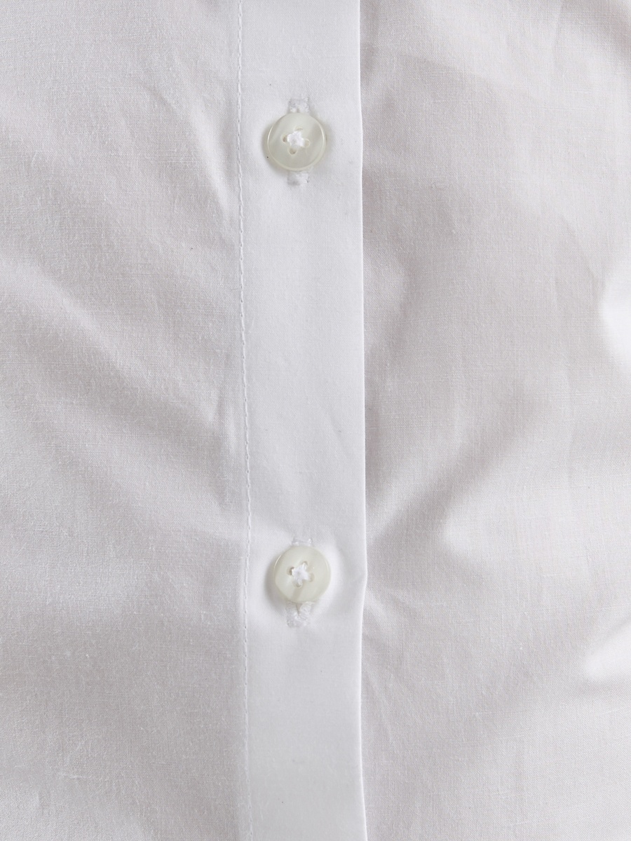 Peter Pan Collar Cotton Shirt