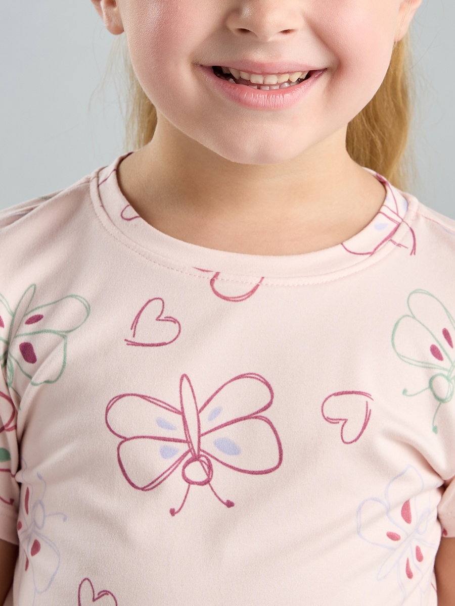 Butterfly Print Pyjama Set