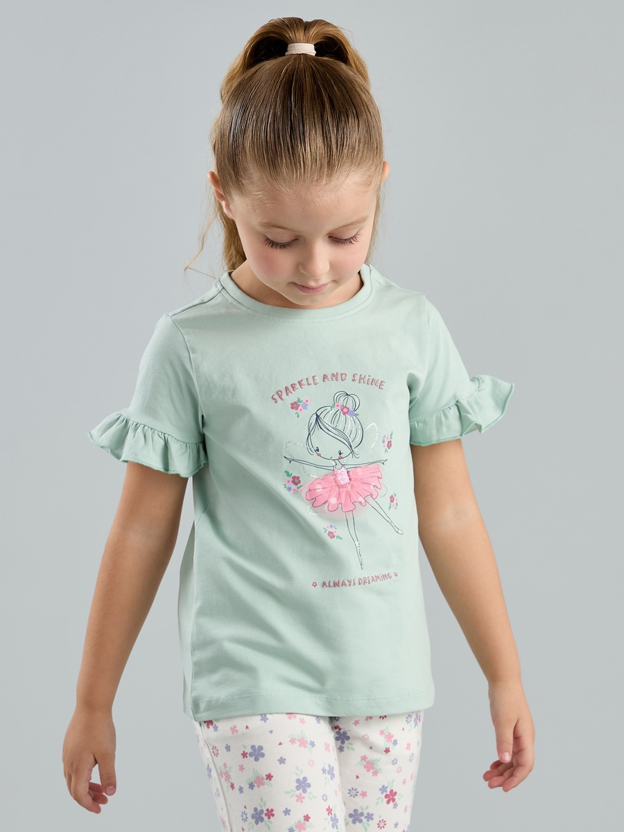 Floral Print Cotton Pyjama Set