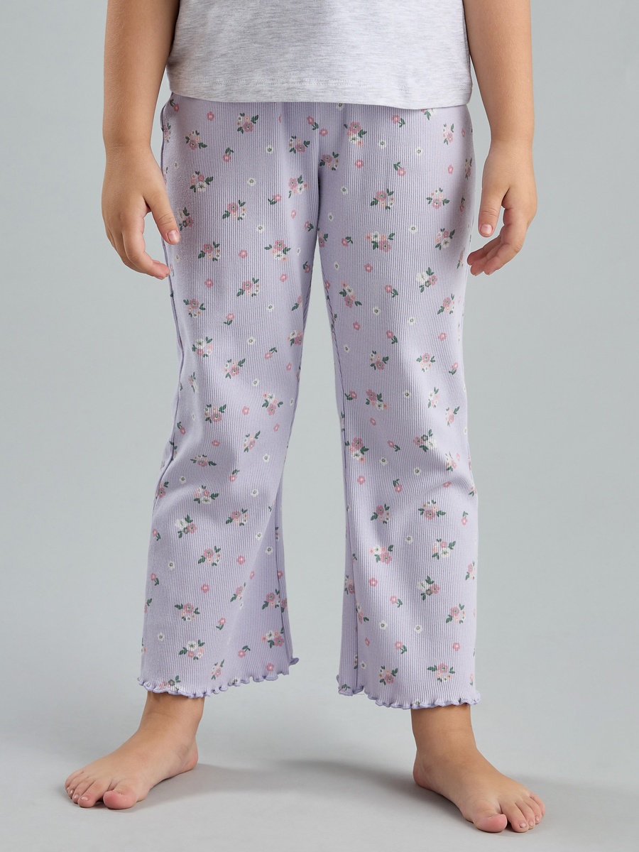 Floral Print Cotton Pyjama Set