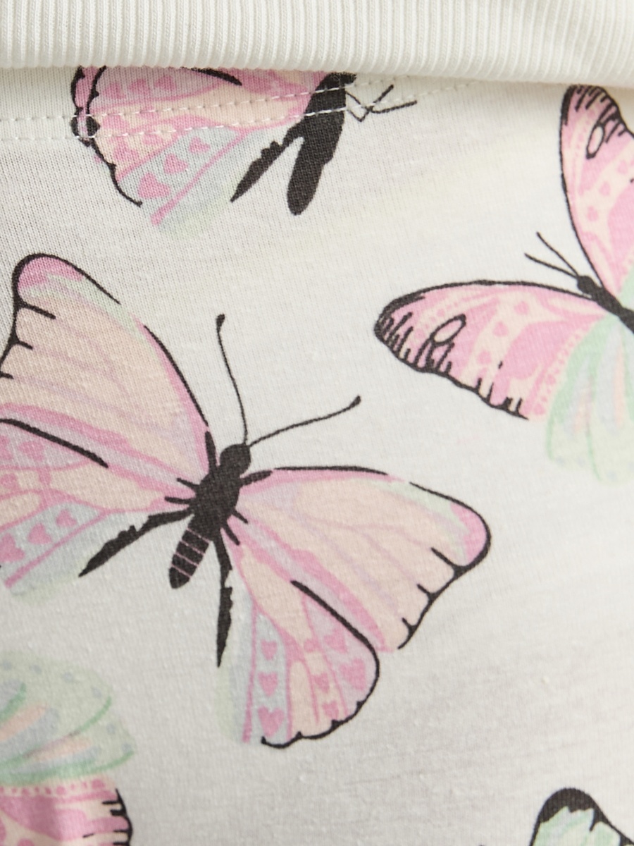 All-Over Butterfly Print Leggings