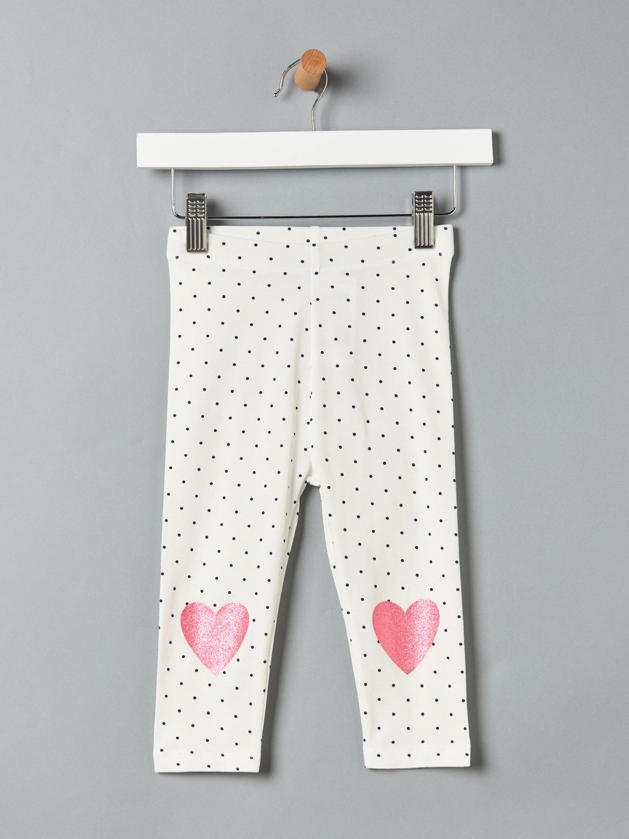 All-Over Polka Dot Print Better Cotton Leggings
