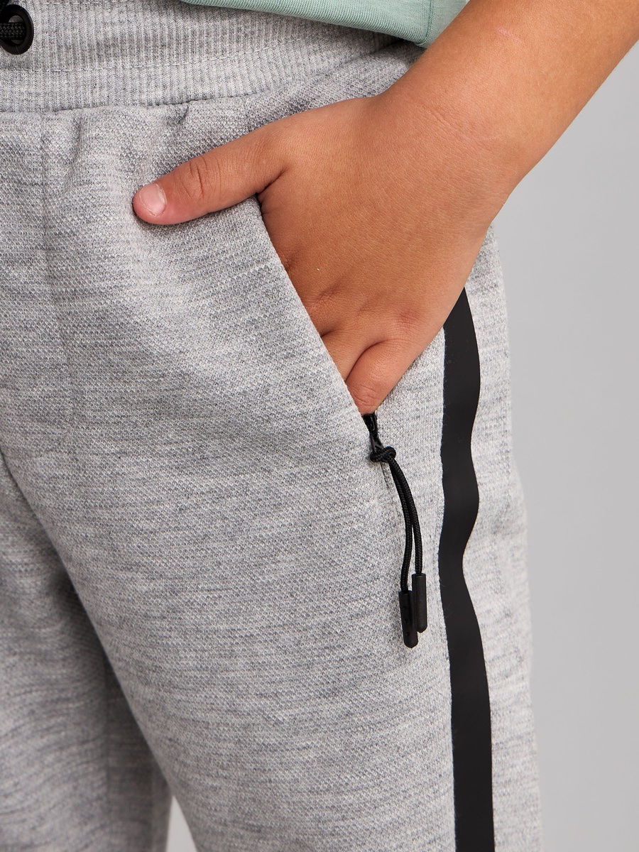 Textured Joggers with Heat Seal