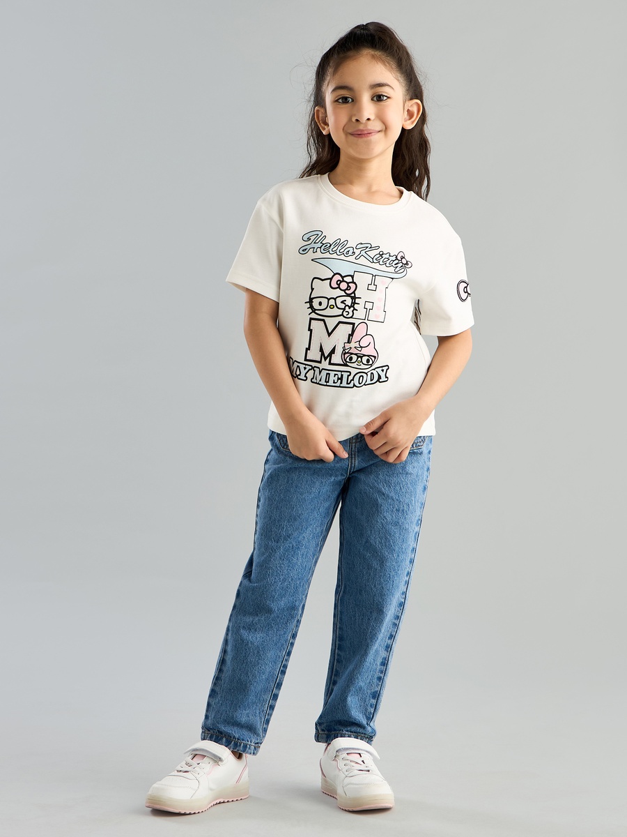 Plain Paperbag Waist Jeans