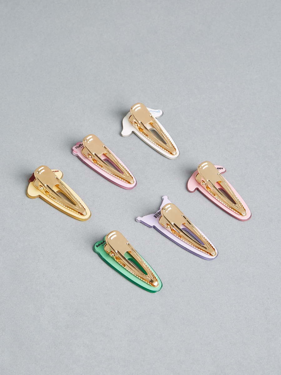 Pack of 6 - Kuromi Detail Hair Clip
