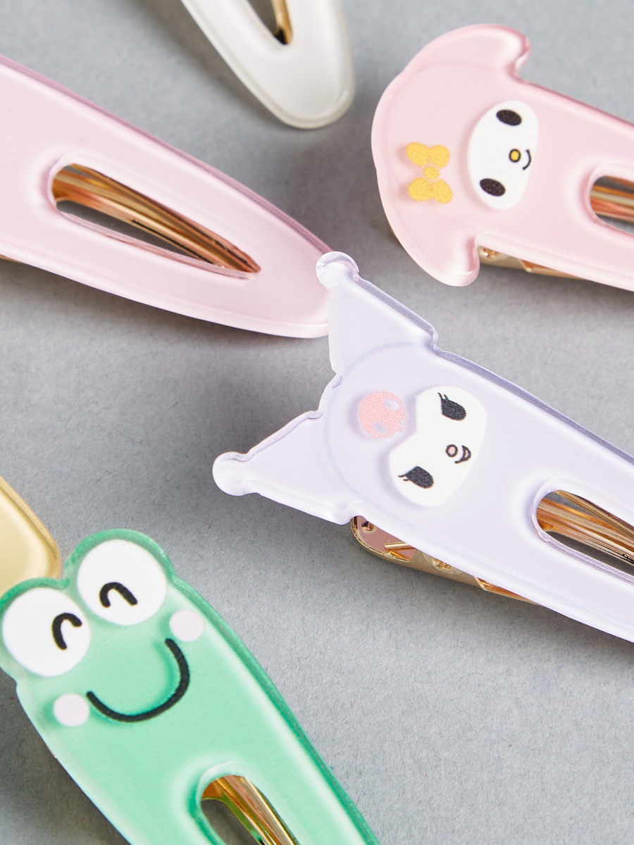 Pack of 6 - Kuromi Detail Hair Clip