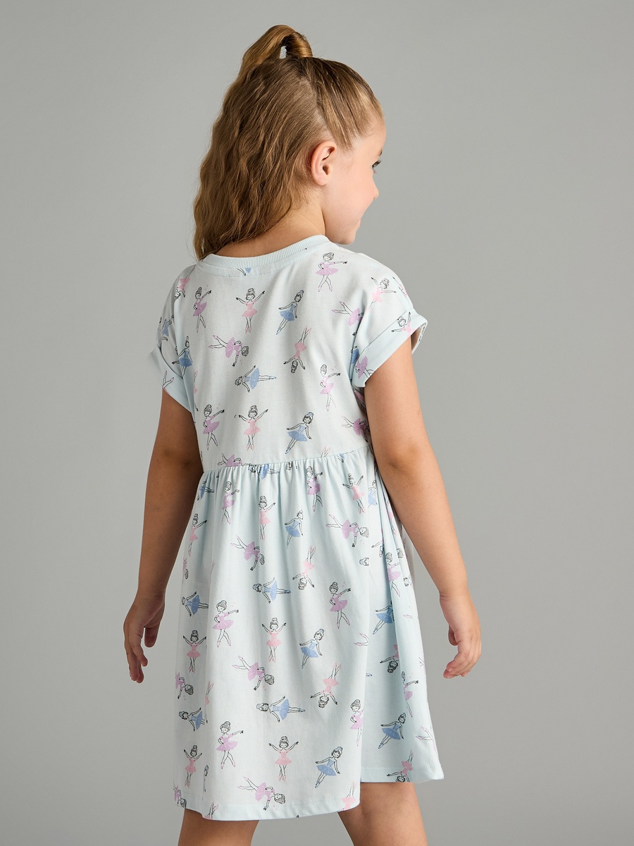Ballerina Print Dress