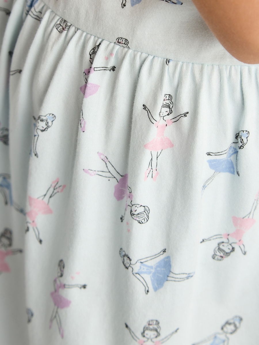 Ballerina Print Dress