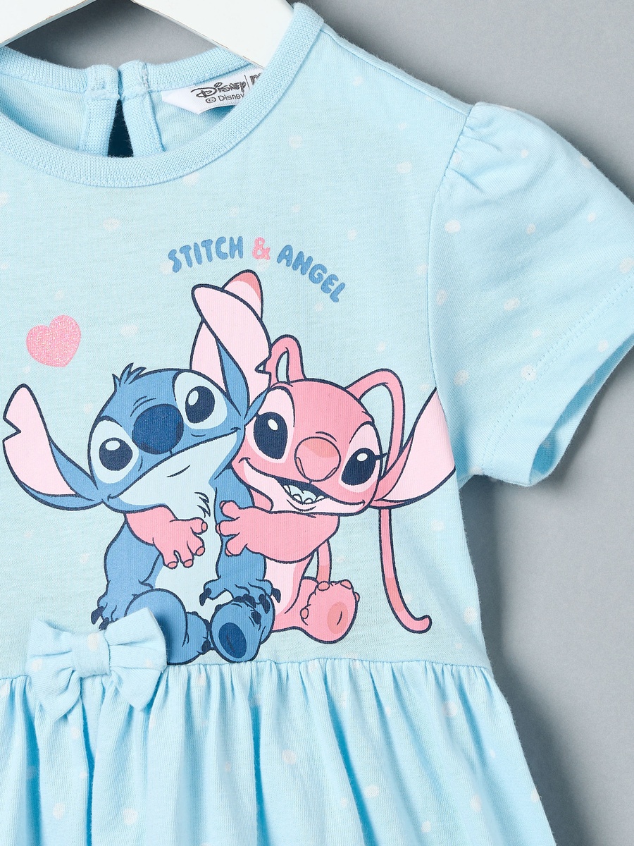 Stitch and Angel Print Cotton Dress