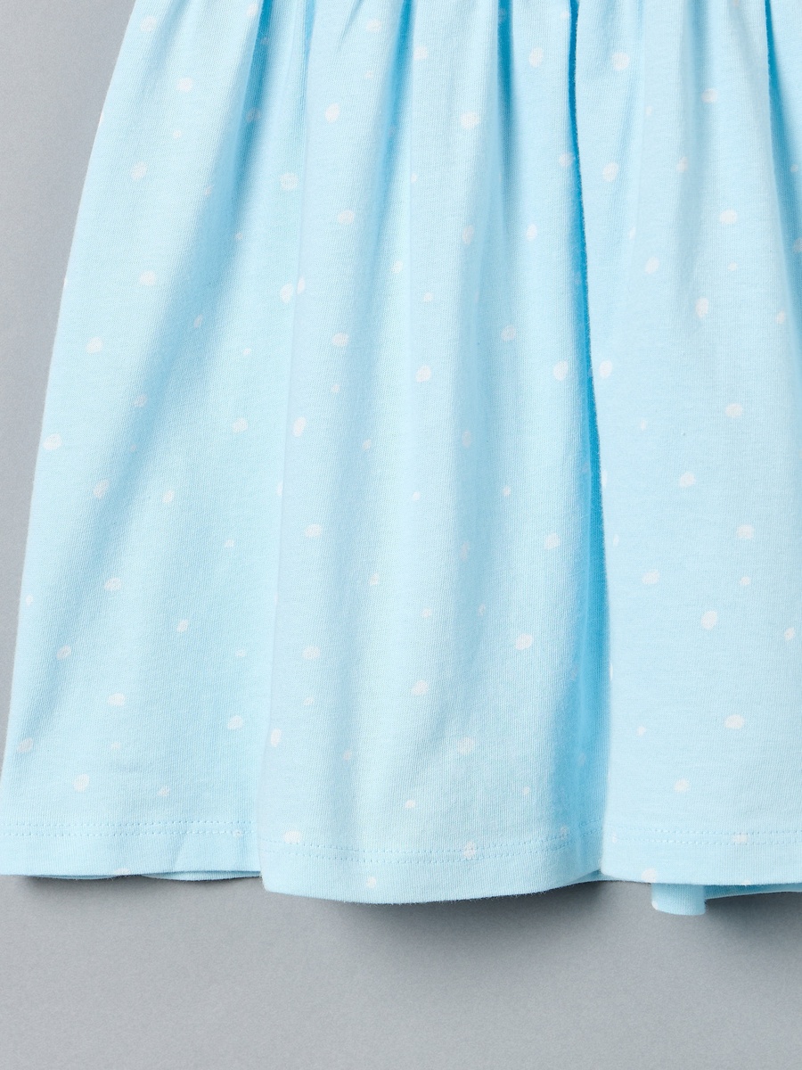 Stitch and Angel Print Cotton Dress