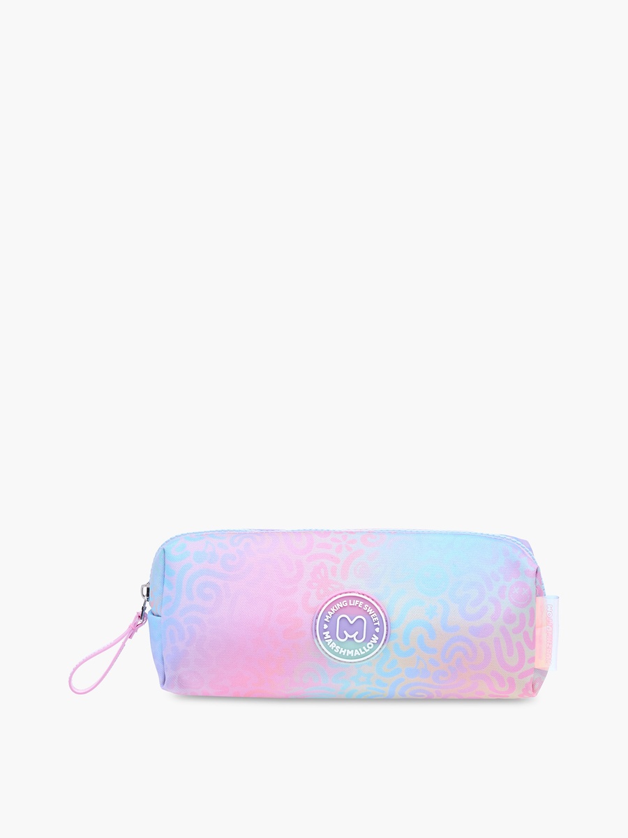 Iris Printed Pencil Pouch with Zip Closure