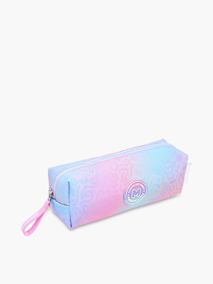 Iris Printed Pencil Pouch with Zip Closure