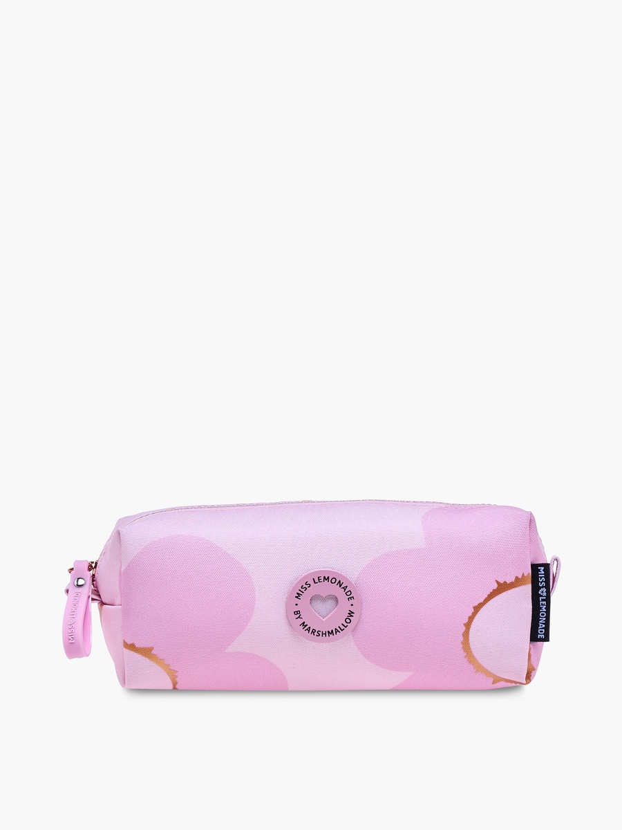 Floral Print Pencil Pouch with Zip Closure