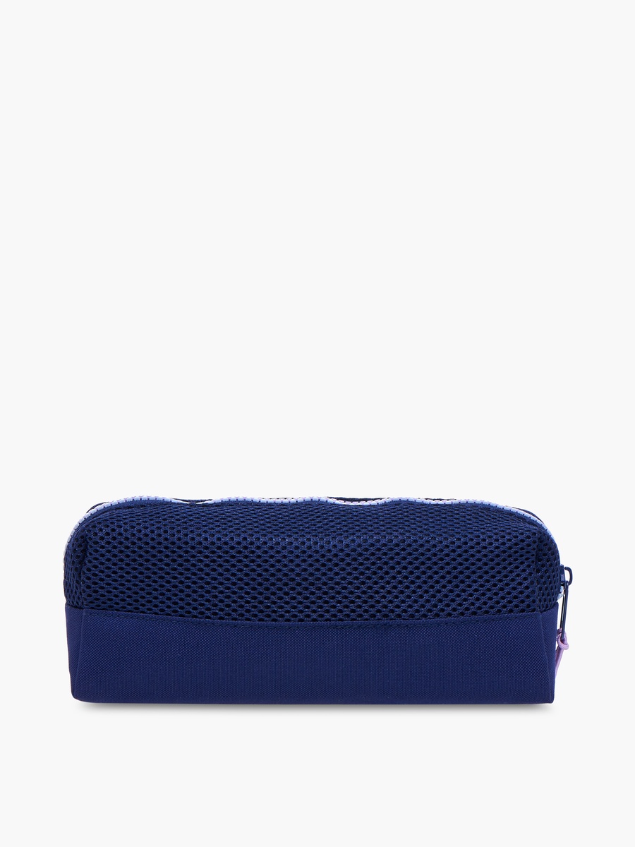 Meshy Solid Pencil Pouch with Zip Closure