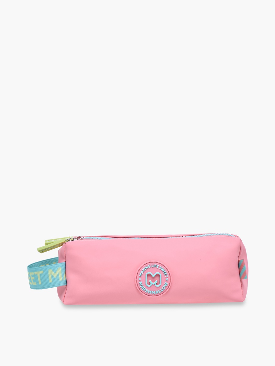 Solid Pencil Pouch with Zip Closure