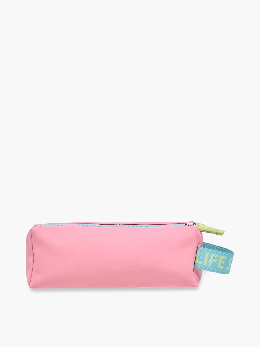 Solid Pencil Pouch with Zip Closure