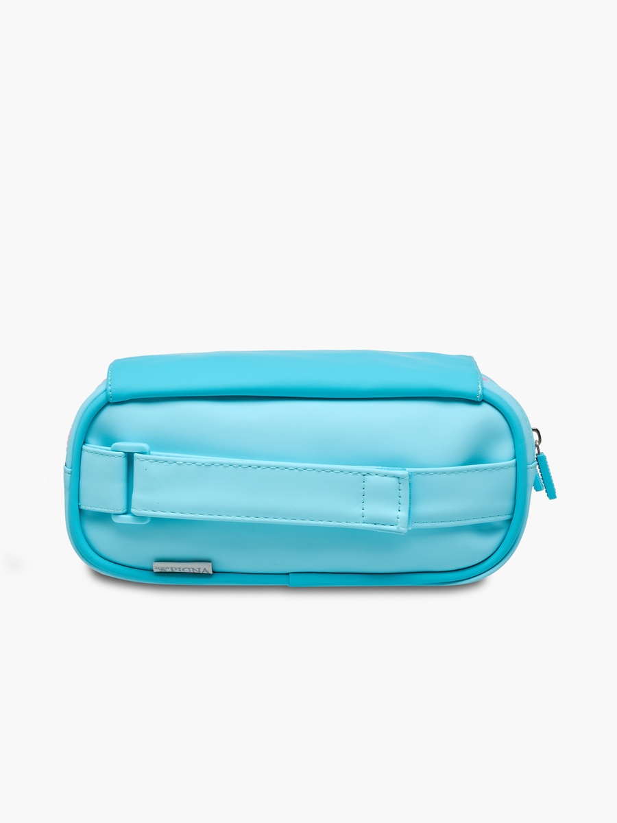 Solid 3-Compartment Pencil Pouch with Zip Closure