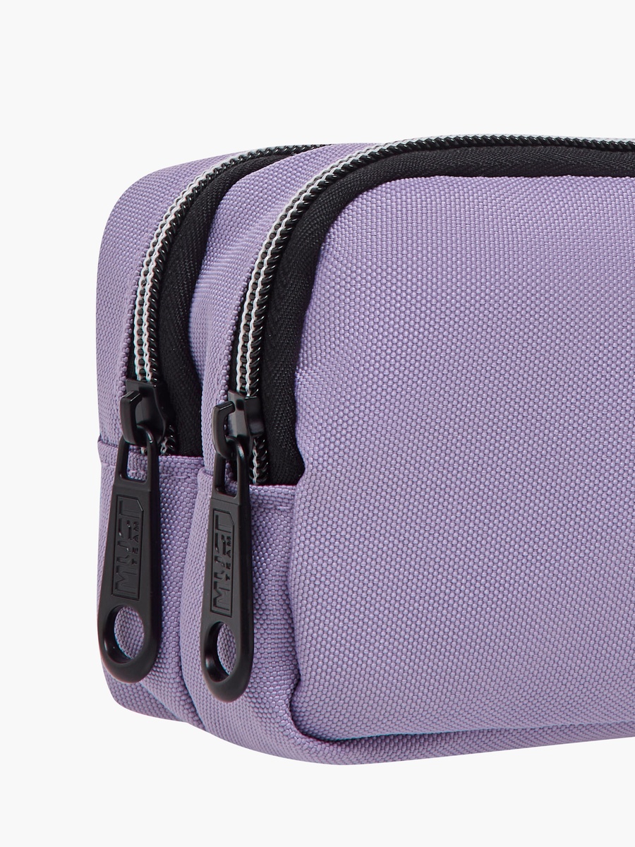 Solid Pencil Case with Zip Closure