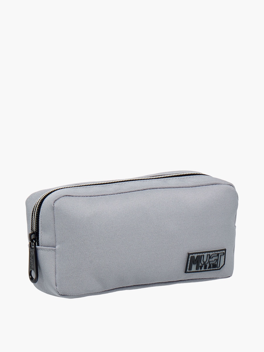 Solid Pencil Pouch with Zip Closure