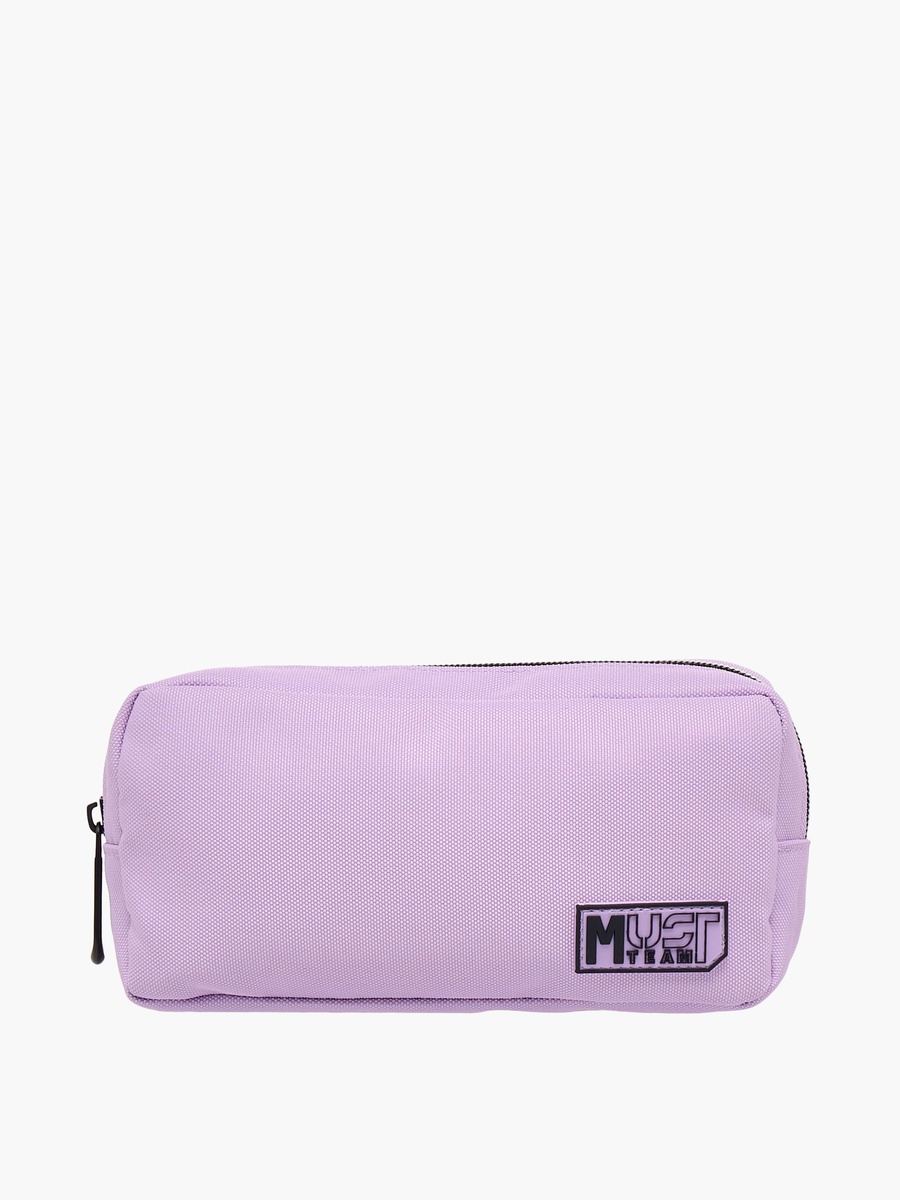 Solid Pencil Pouch with Zip Closure