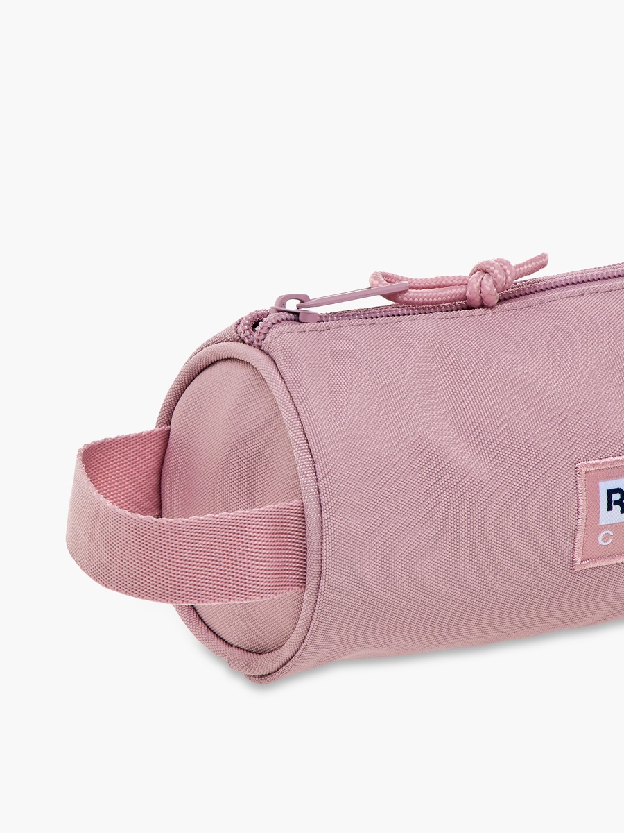 Applique Detail Pencil Pouch with Zip Closure