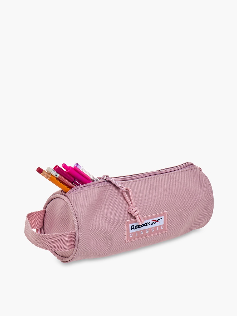 Applique Detail Pencil Pouch with Zip Closure