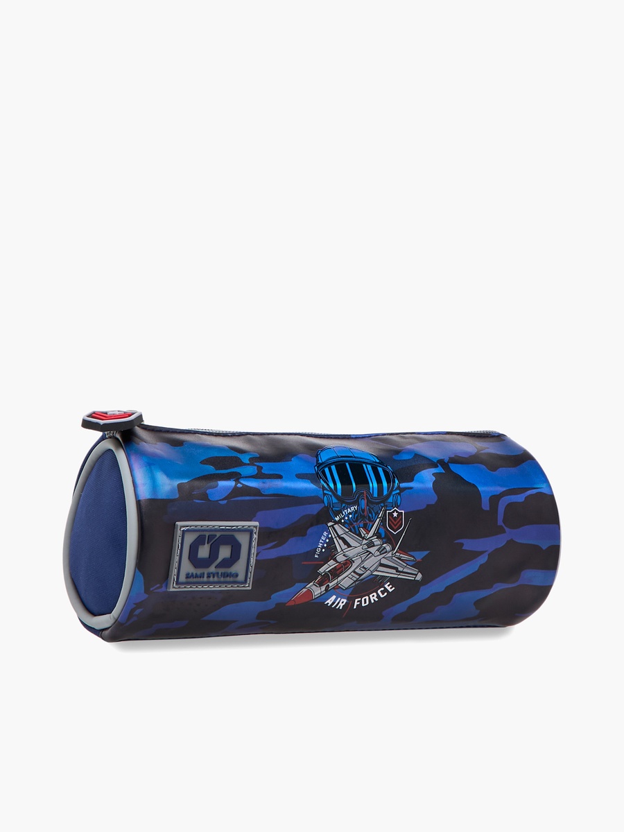 Air Force Print Pencil Pouch with Zip Closure