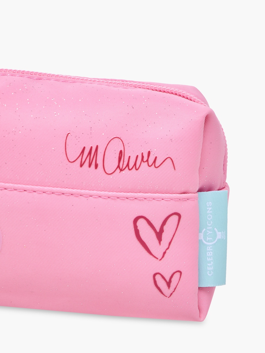 Celebrity Icons Taylor Swift Print School Pouch with Zip Closure