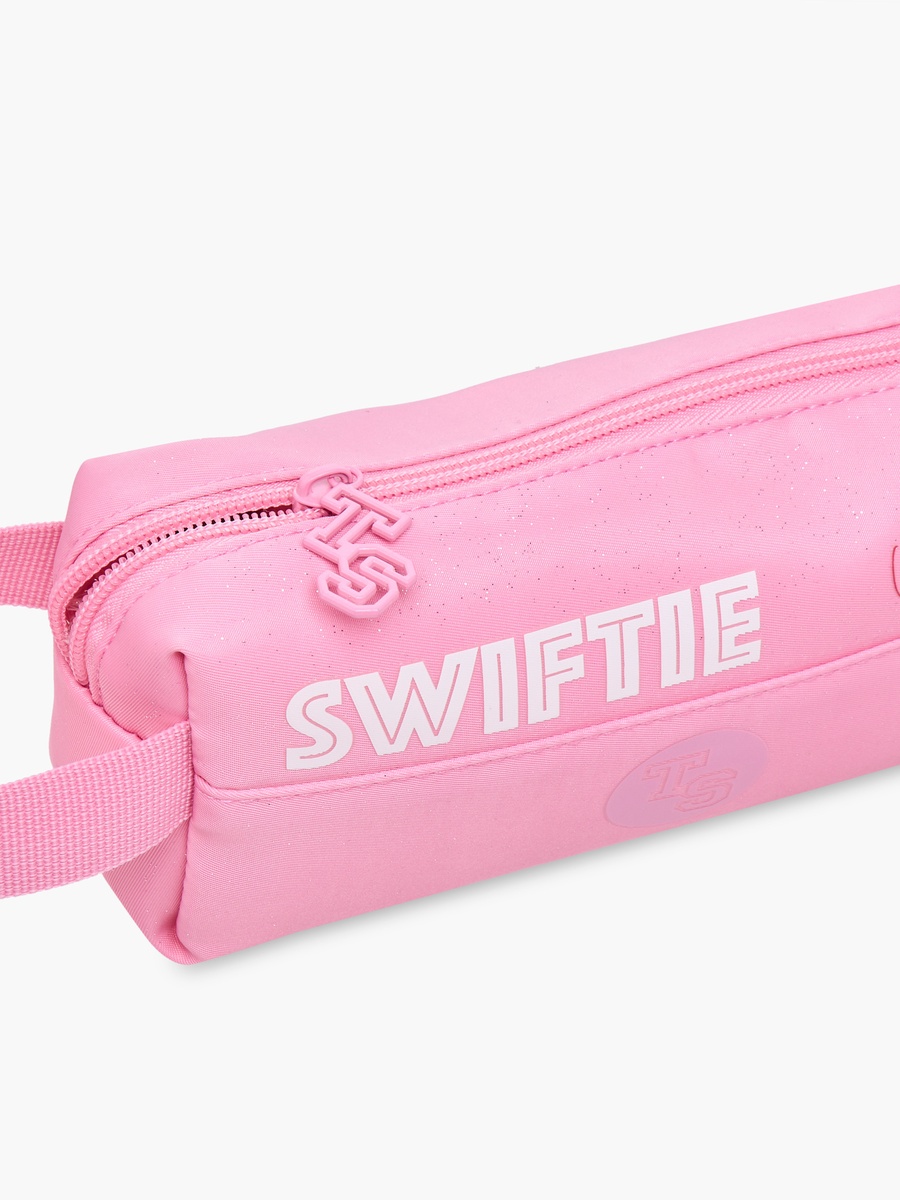 Celebrity Icons Taylor Swift Print School Pouch with Zip Closure